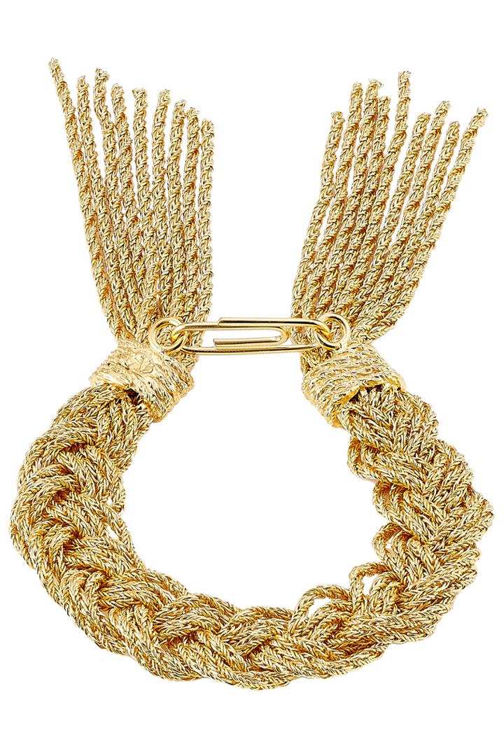 Aurélie Bidermann Aurélie Bidermann 18k Yellow Gold-plated Rope Bracelet
