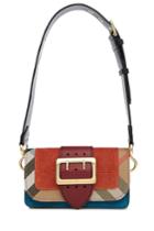Burberry Shoes & Accessories Burberry Shoes & Accessories Buckled Leather Shoulder Bag - Multicolored