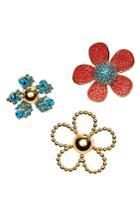 Marc Jacobs Marc Jacobs Embellished Daisy Brooch Set