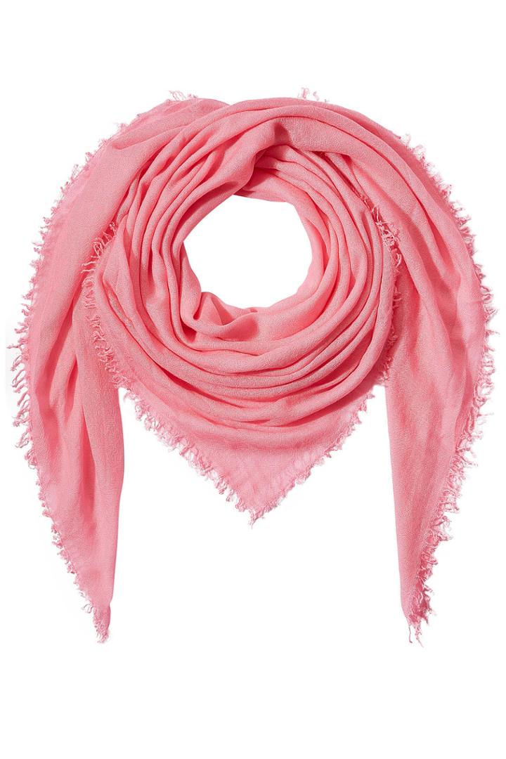 Faliero Sarti Faliero Sarti Cashmere-silk Fringed Scarf - Rose