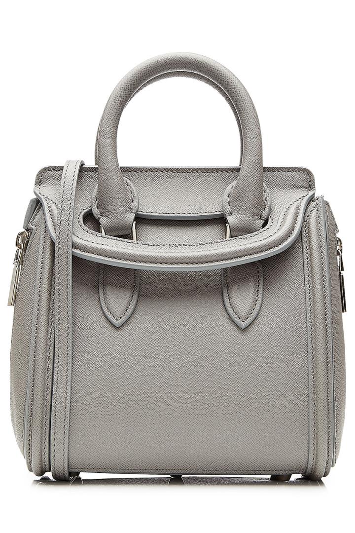 Alexander Mcqueen Alexander Mcqueen Heroine Mini Leather Tote