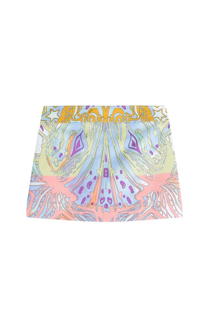 Emilio Pucci Printed Satin Mini Skirt