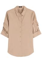Steffen Schraut Steffen Schraut Gathered Sleeve Shirt - None