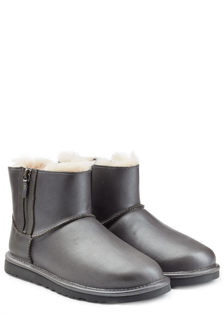 Ugg Australia Ugg Australia Classic Mini Double Zip Boots - Grey