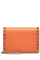 Valentino Valentino Rockstud Leather Shoulder Bag - Orange