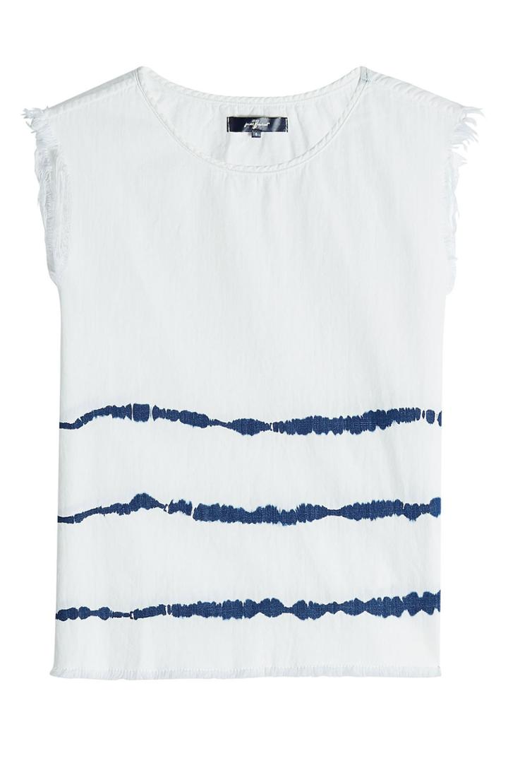 Seven For All Mankind Seven For All Mankind Cropped Denim Top