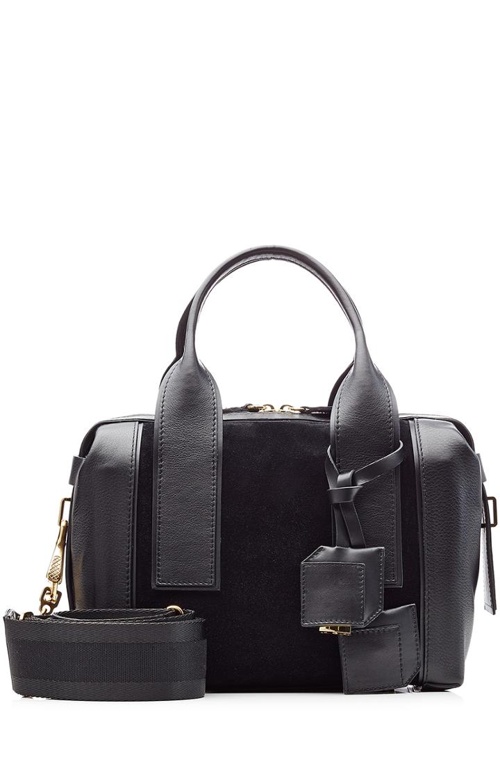 Pierre Hardy Duffle Small Leather And Suede Tote
