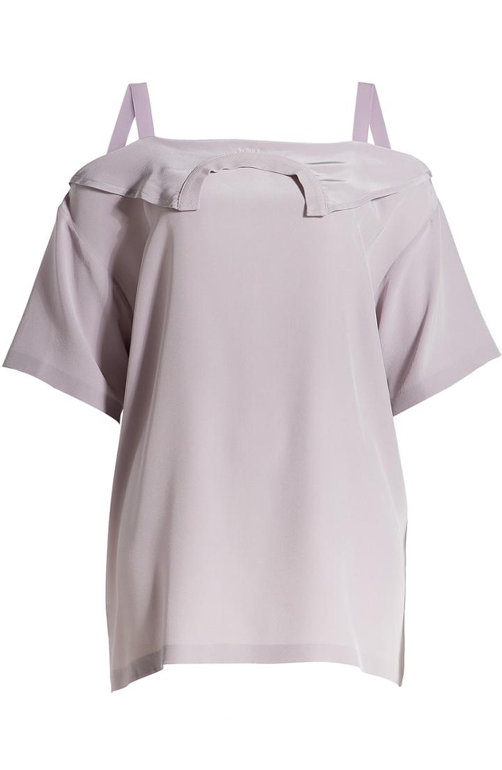 Maison Martin Margiela Deconstructed Silk Crepe Top