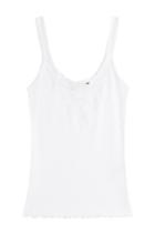 Polo Ralph Lauren Polo Ralph Lauren Cotton Camisole With Lace - White