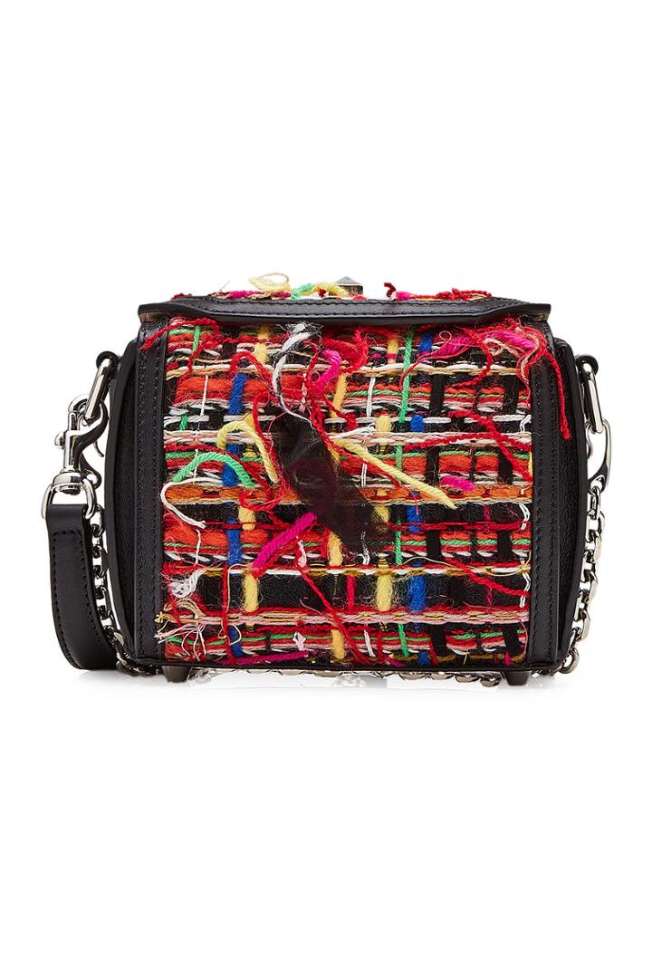 Alexander Mcqueen Alexander Mcqueen Box Bag 16 With Leather And Wool