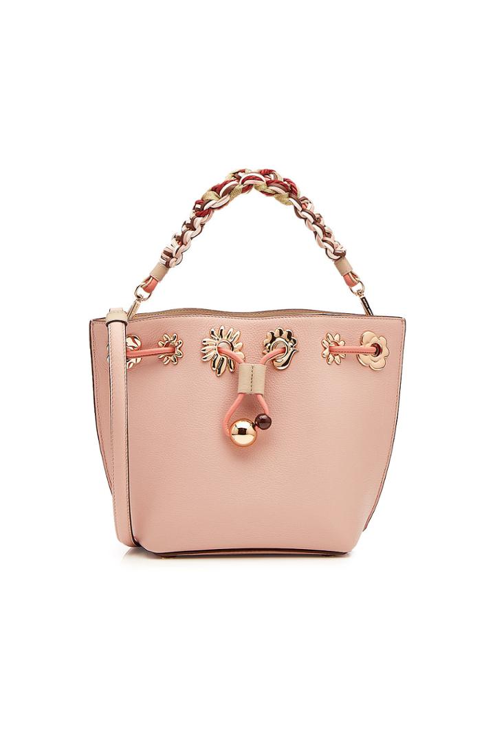 Sophia Webster Sophia Webster Romy Mini Flower Leather Bucket Bag
