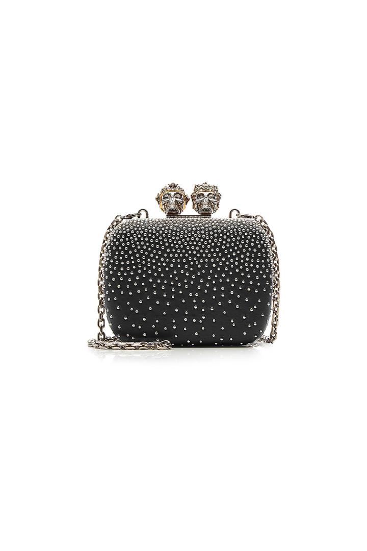 Alexander Mcqueen Alexander Mcqueen Queen And King Skull Box Clutch