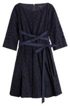 Tara Jarmon Tara Jarmon Cotton Blend Dress - Blue