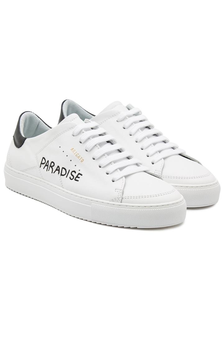 Axel Arigato Axel Arigato Clean 90 Embroidered Leather Sneakers
