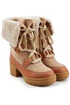 See By Chloé See By Chloé Suede And Leather Boots