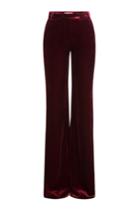 Emilio Pucci Emilio Pucci Wide Leg Velvet Pants - Red