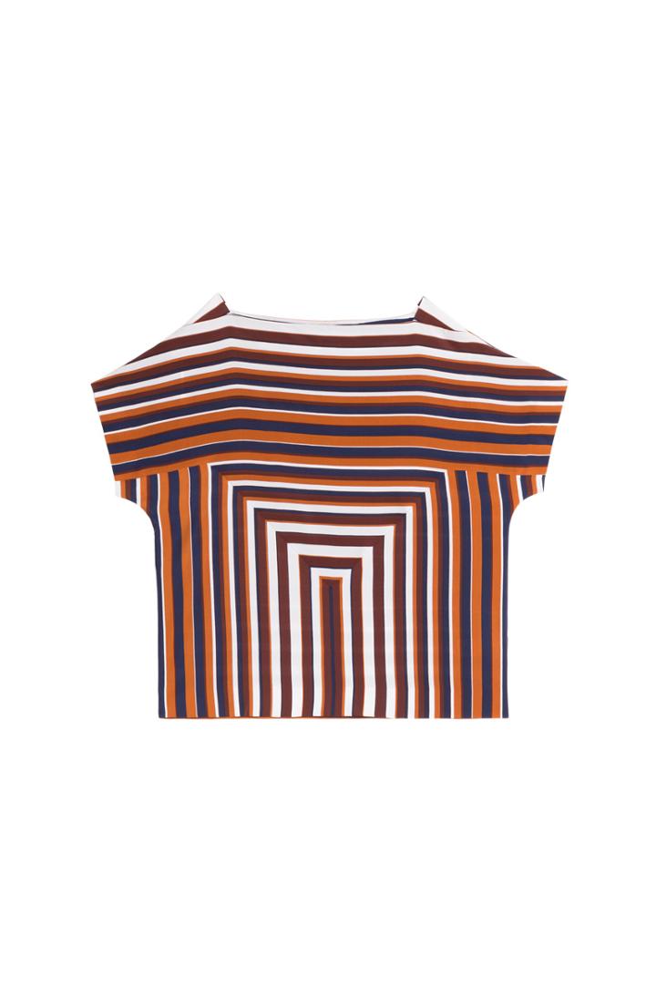 Kenzo Breton Stripe Silk T-shirt