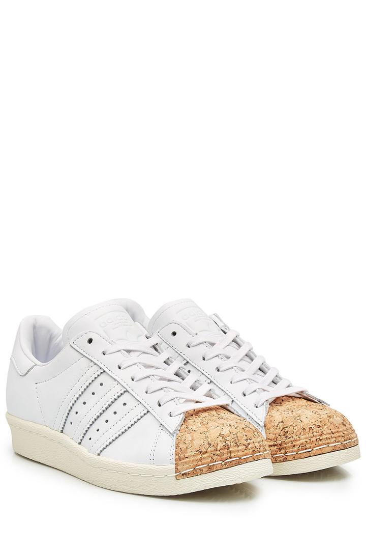 Adidas Originals Adidas Originals Superstar Leather And Cork Sneakers