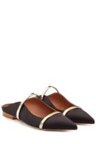 Malone Souliers Malone Souliers Slip-on Mules With Satin And Metallic Leather