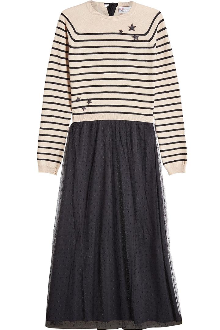 R.e.d. Valentino R.e.d. Valentino Dress With Wool, Angora Wool And Cashmere