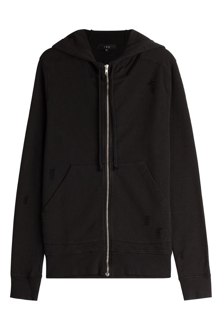 Iro Iro Zipped Cotton Hoodie