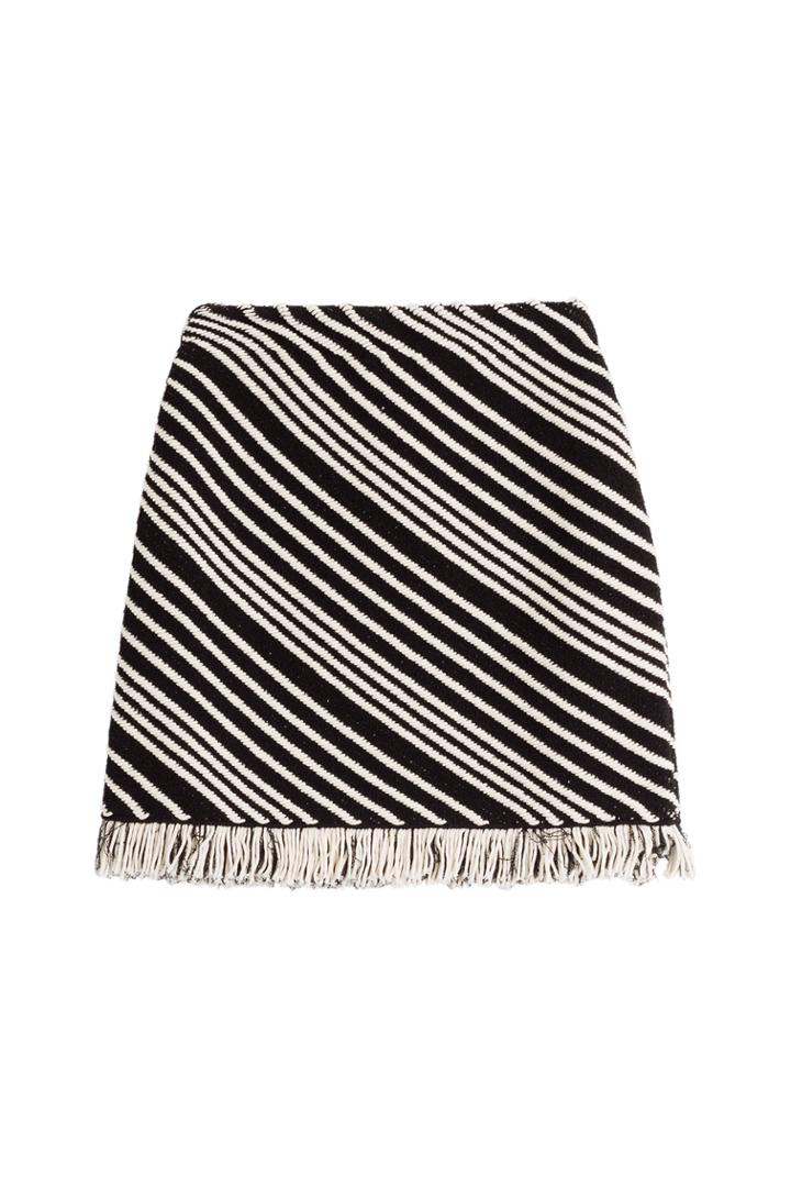 Sonia Rykiel Sonia Rykiel Striped Cotton Blend Skirt - Multicolor
