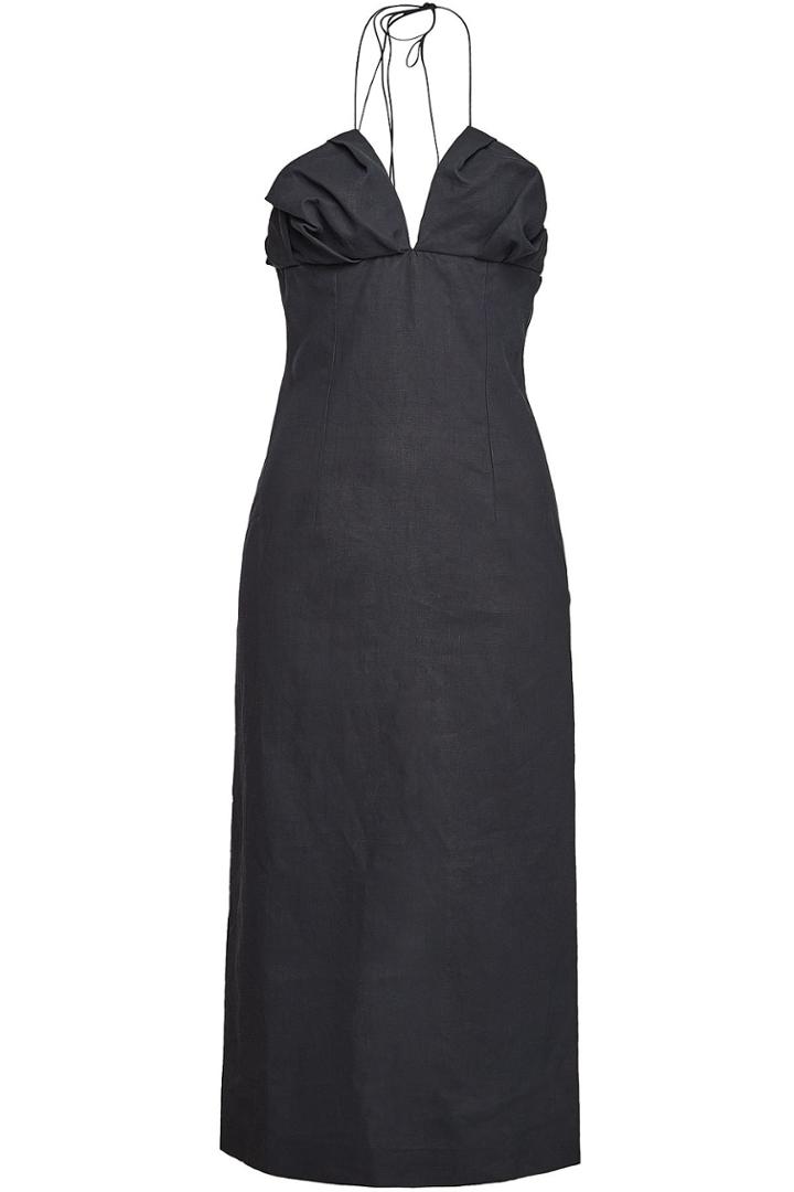 Jacquemus Jacquemus La Robe Bambino Midi Linen Dress