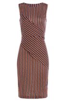 Diane Von Furstenberg Diane Von Furstenberg Printed Silk Dress - Stripes