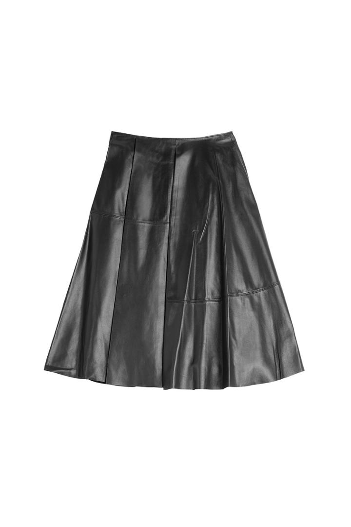 Vionnet Vionnet Leather Skirt - None