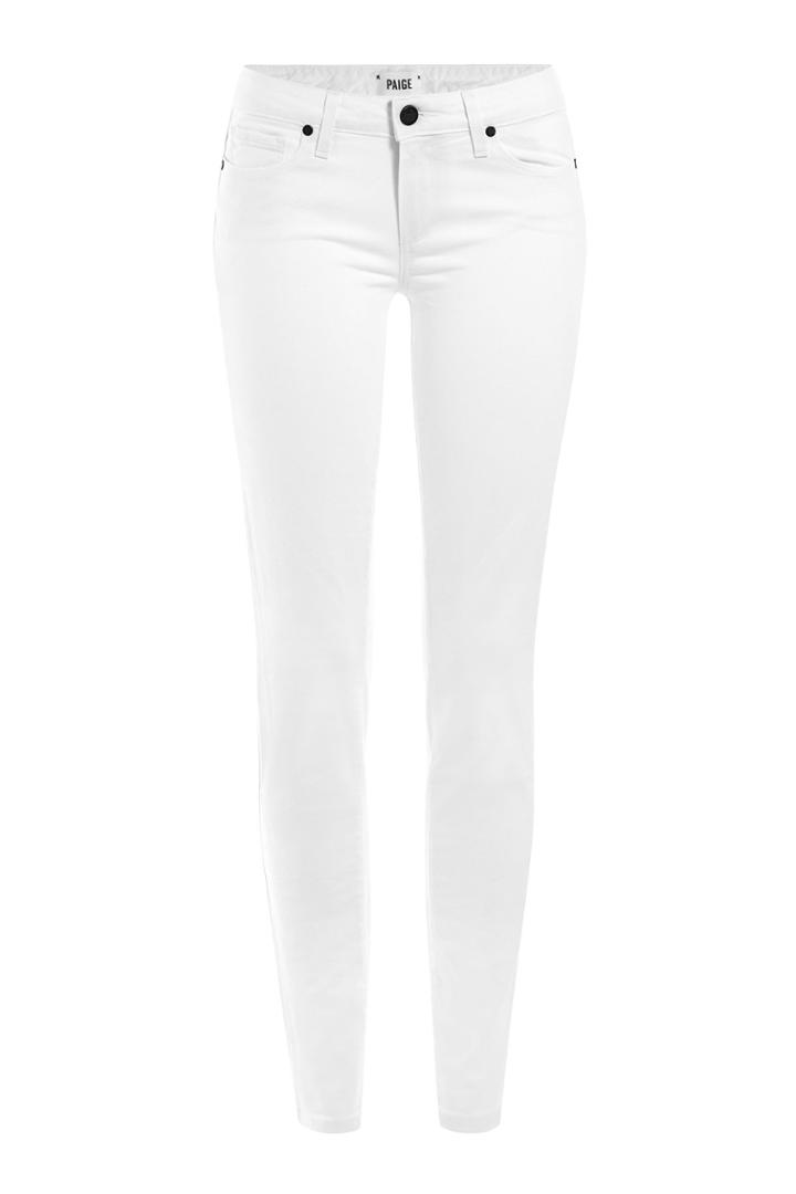 Paige Paige Skyline Ankle Peg Jeans - White
