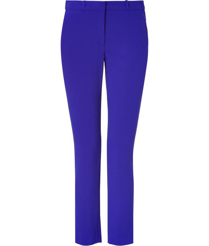 Joseph Cobalt Eliston Crepe Stretch Pants