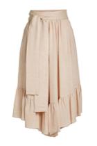 See By Chloé See By Chloé Waist Tie Culottes With Flutter Hem