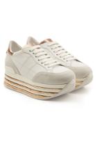Hogan Hogan Maxi H222 Platform Sneakers With Leather And Suede