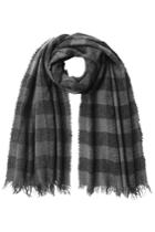 Rick Owens Men Rick Owens Men Checked Scarf With Wool, Cashmere And Silk