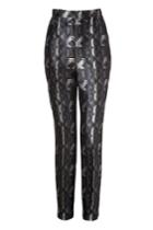 Peter Pilotto Peter Pilotto Black-multi Printed Silk Grace Pants - Black