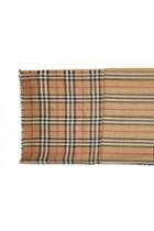 Burberry Burberry Checked Scarf In Wool And Silk