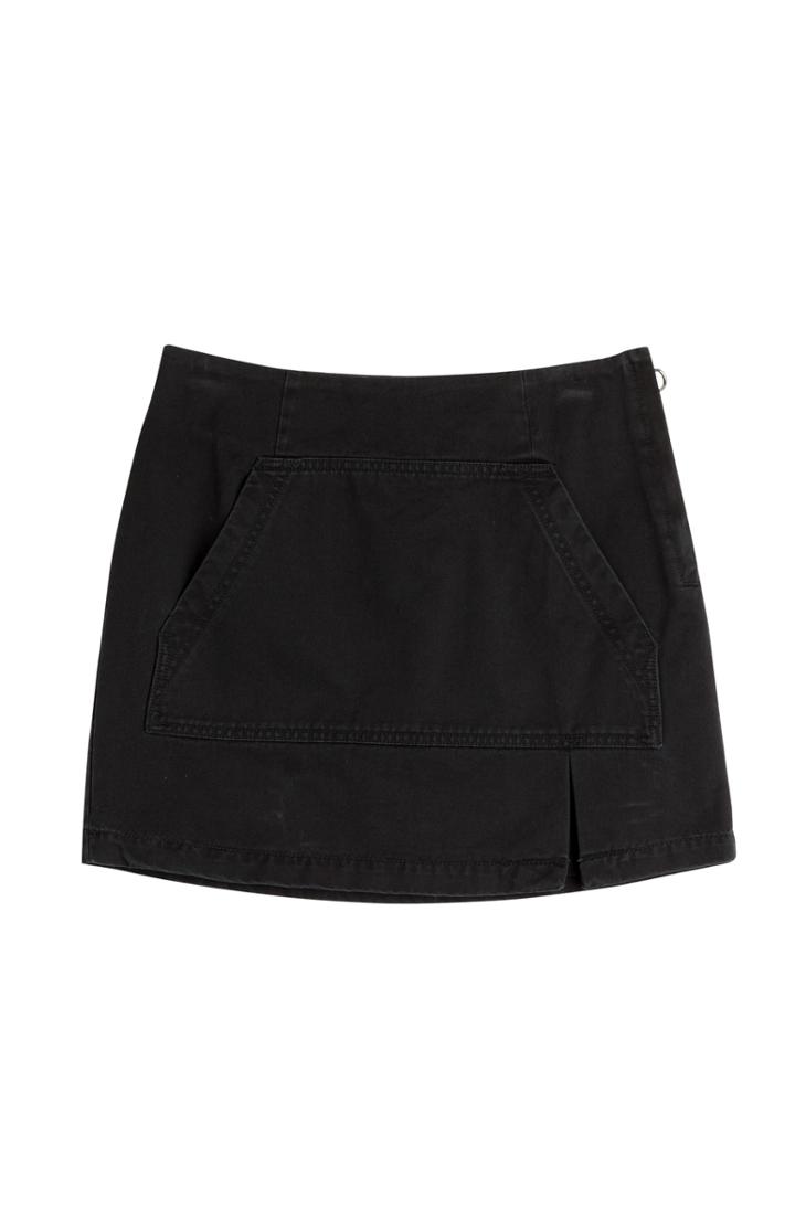 Marc By Marc Jacobs Cotton Mini Skirt With Kangaroo Pocket