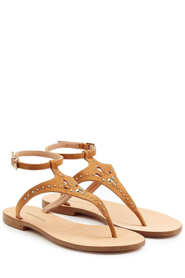 Vanessa Bruno Vanessa Bruno Embellished Suede Sandals