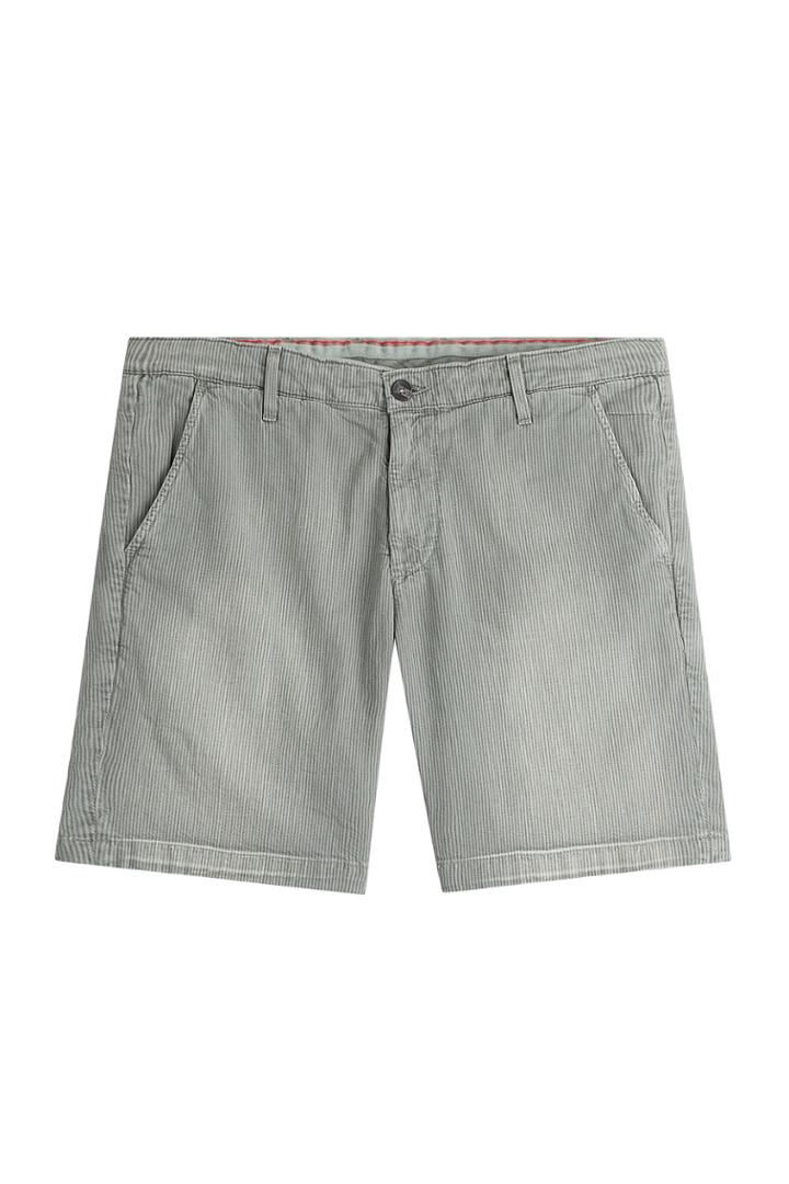 Ag Adriano Goldschmied Ag Adriano Goldschmied Wanderer Cotton Shorts - Grey
