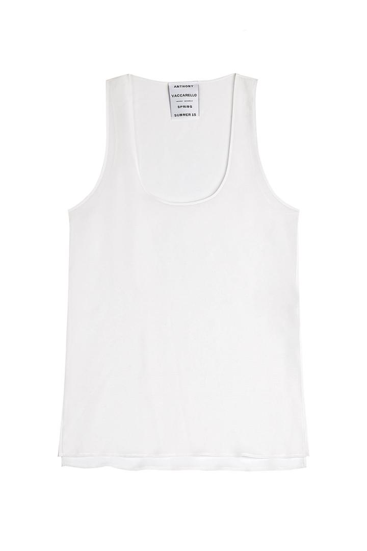 Anthony Vaccarello Anthony Vaccarello Silk Tank