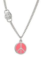 Marc By Marc Jacobs Marc By Marc Jacobs Disc-o Peace Out Necklace - Silver