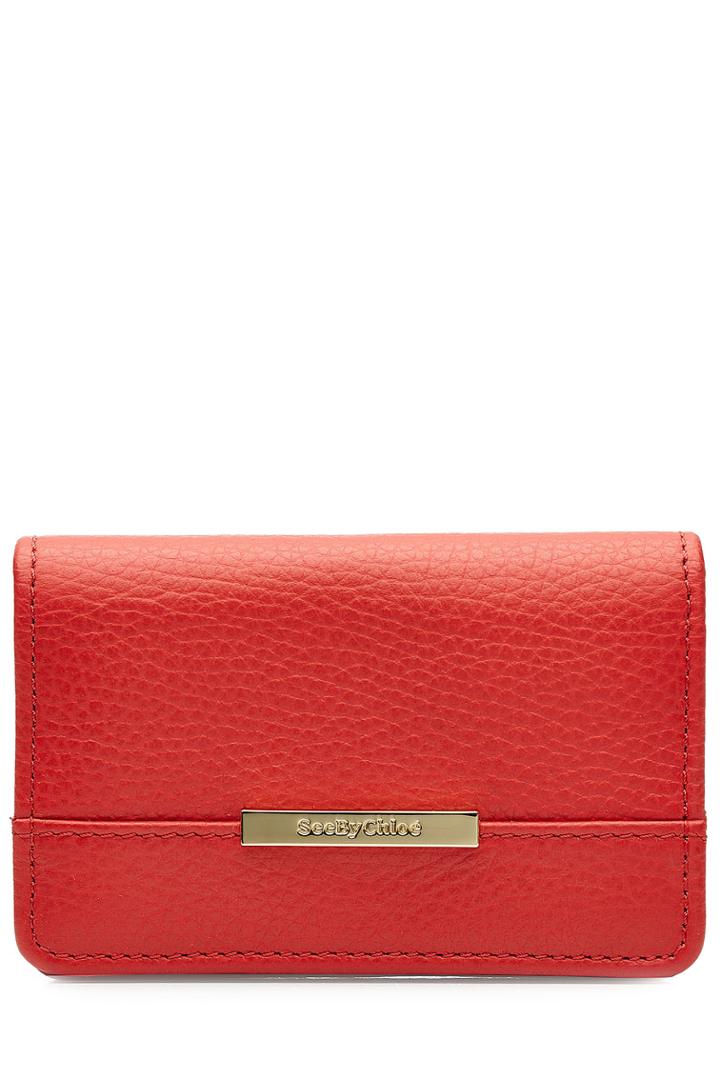 See By Chloé See By Chloé Leather Wallet - Red