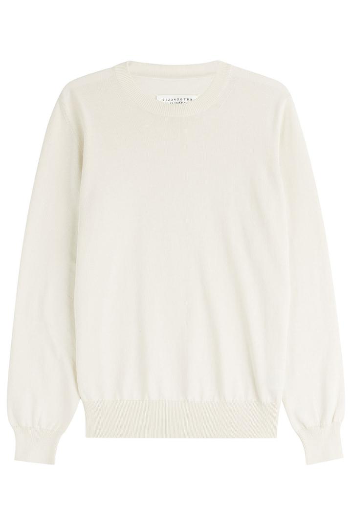 Maison Margiela Maison Margiela Cotton Pullover With Elbow Patches