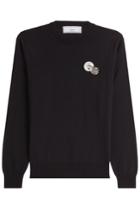 Ami Ami Merino Wool Pullover With Patch