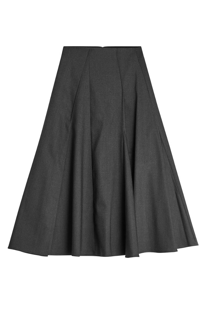 Jil Sander Navy Jil Sander Navy Circle Skirt With Wool