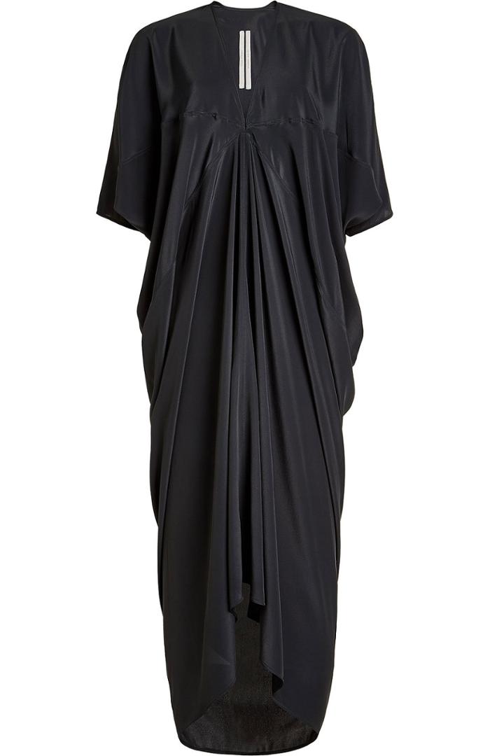 Rick Owens Rick Owens Draped Dress With Silk
