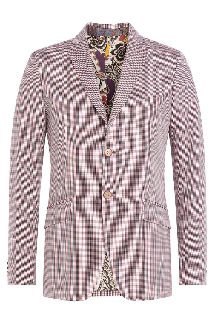 Etro Etro Checked Silk Blazer - None