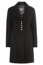 Boutique Moschino Boutique Moschino Virgin Wool Coat - Black