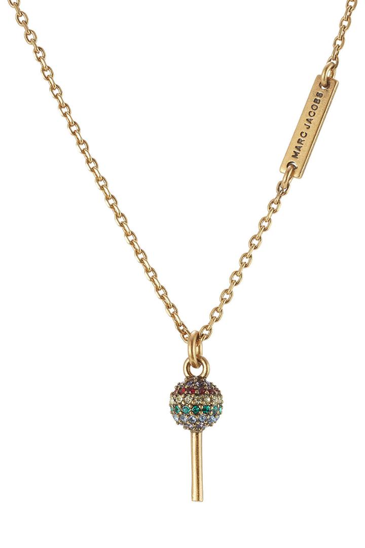 Marc Jacobs Marc Jacobs Lollipop Crystal Embellished Necklace