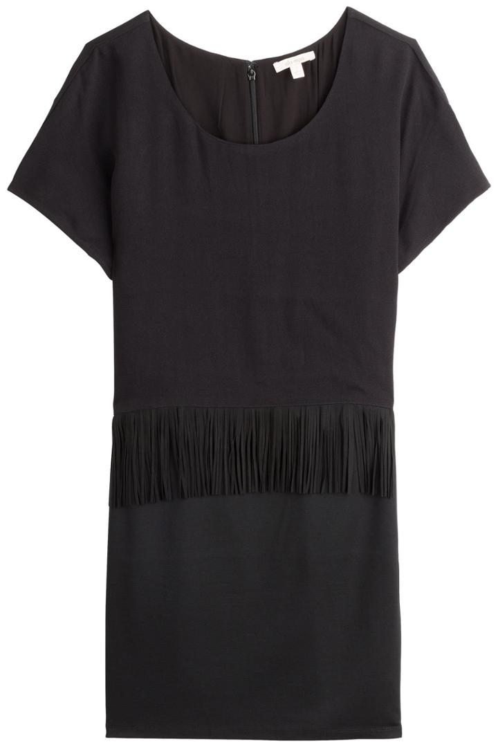 Ella Moss Ella Moss Crepe Dress With Fringe